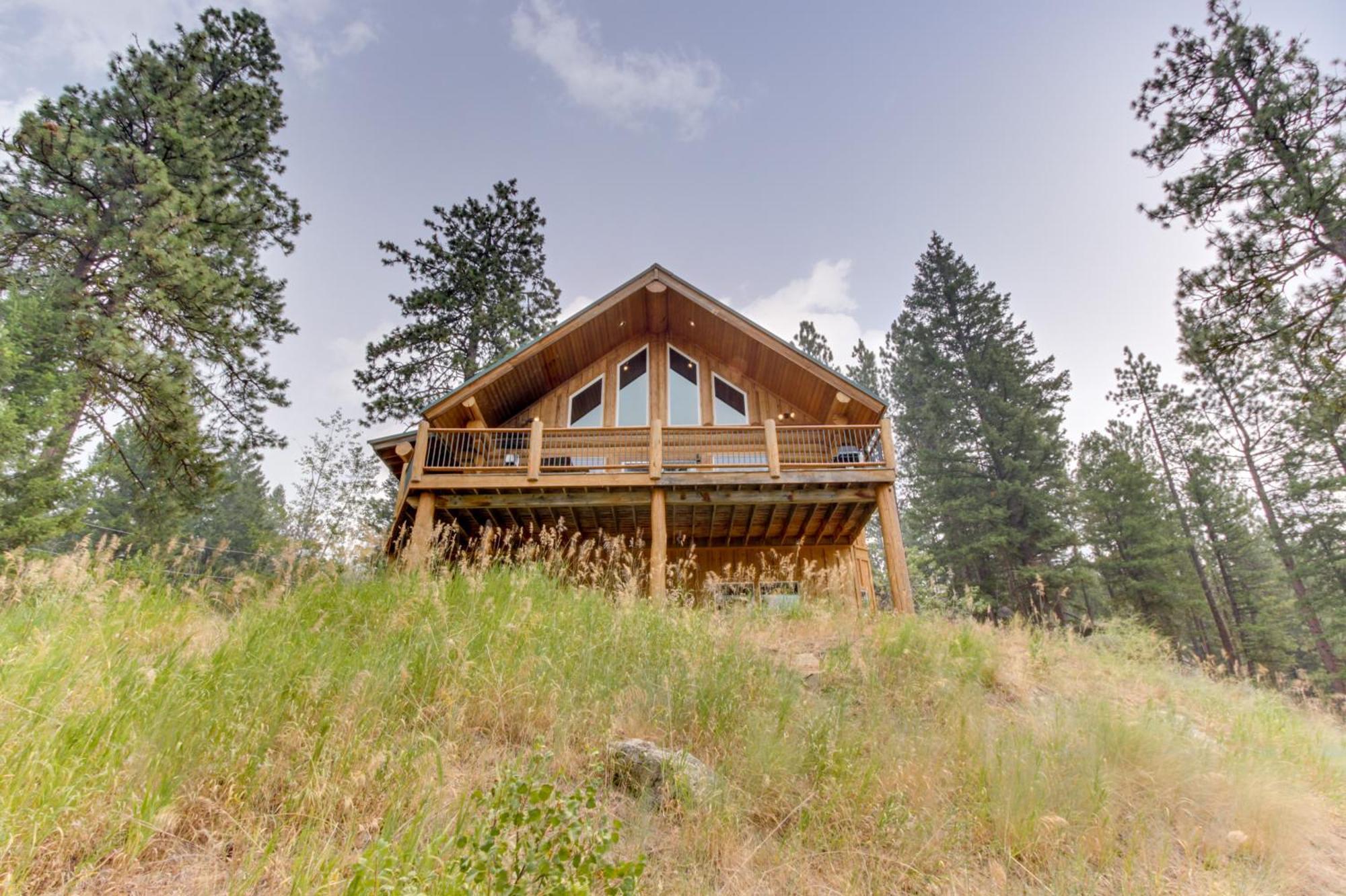 Cascade Lakeview Log Cabin Exterior foto
