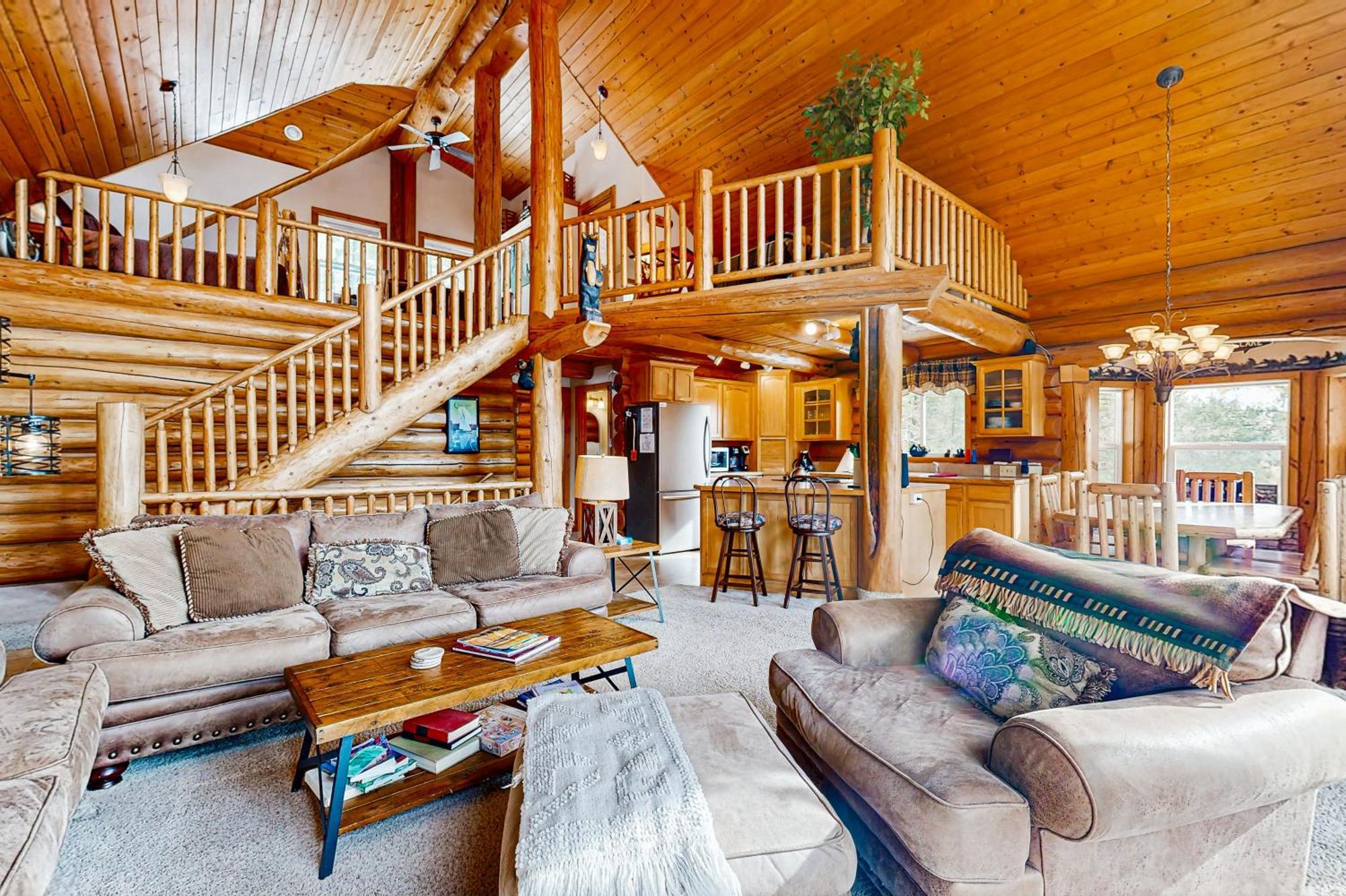Cascade Lakeview Log Cabin Exterior foto